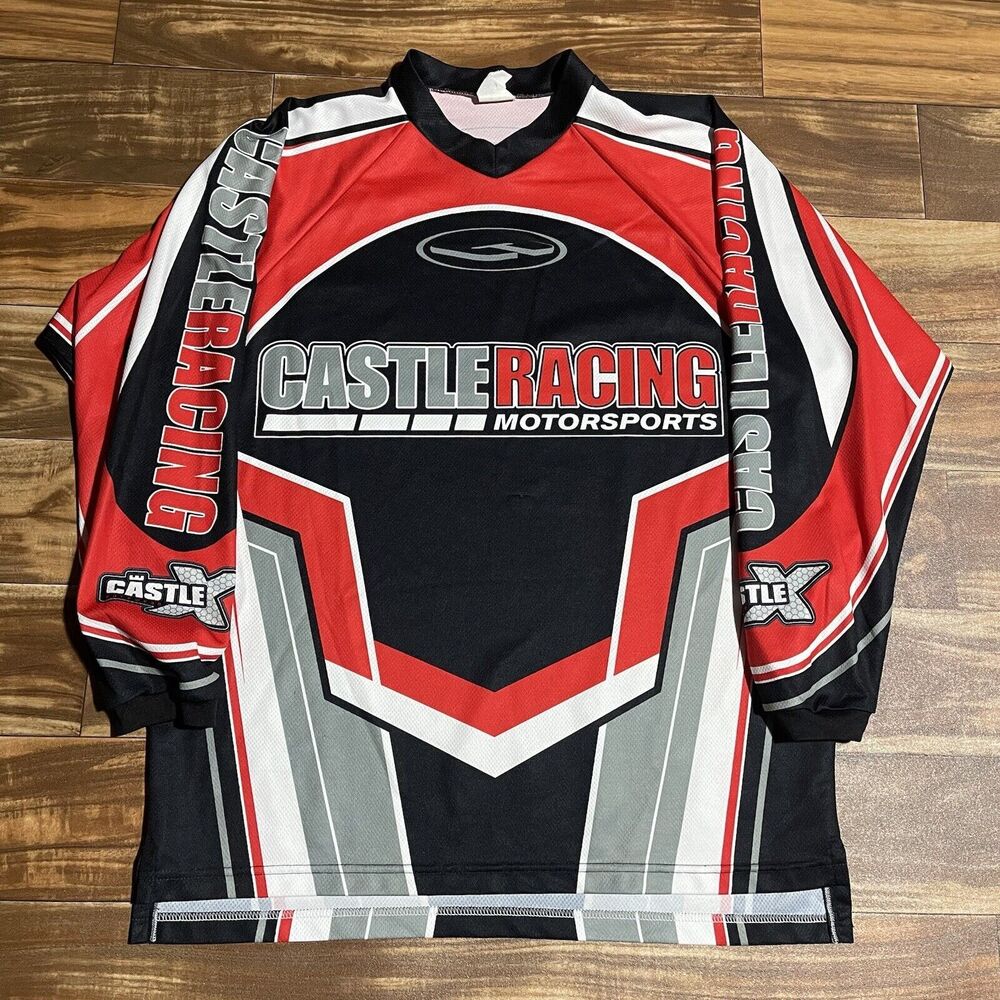 Vintage Castle X Racing Jersey Size Medium/Large View 2